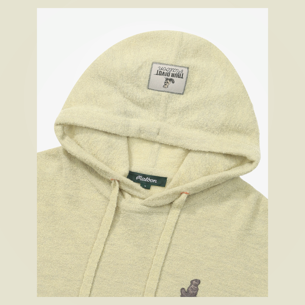 Malbon Malbon Studio Seoul Tour Divot Hoodie khaki model image 9