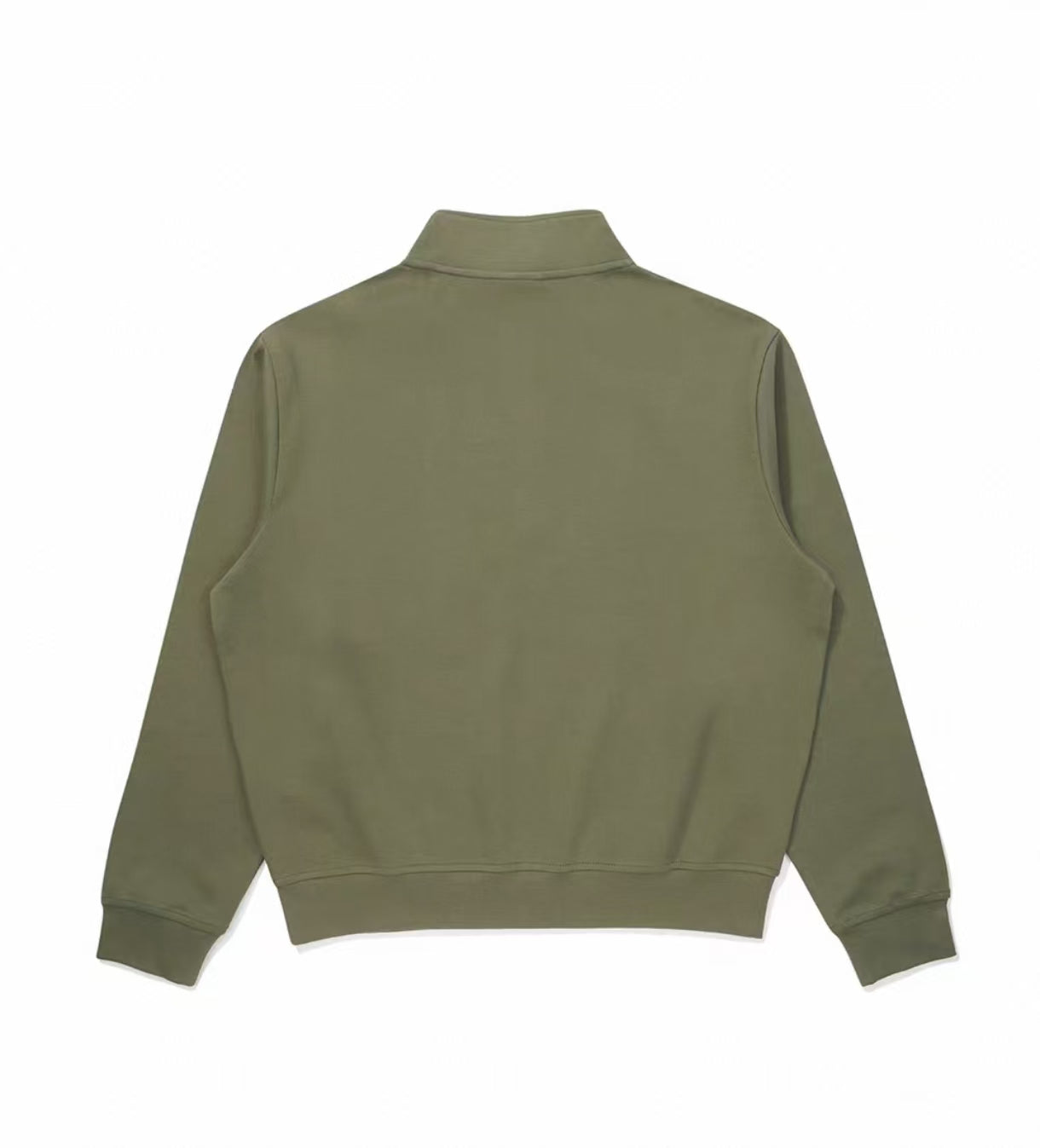 Malbon Cleo Sweatshirt Olive Green golf apparel back view